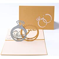 Los mejores  - Tarjeta para el día de San Valentín- Deesospro® tarjeta de cumpleaños para los amantes- tarjeta de felicitación 3D Pop…